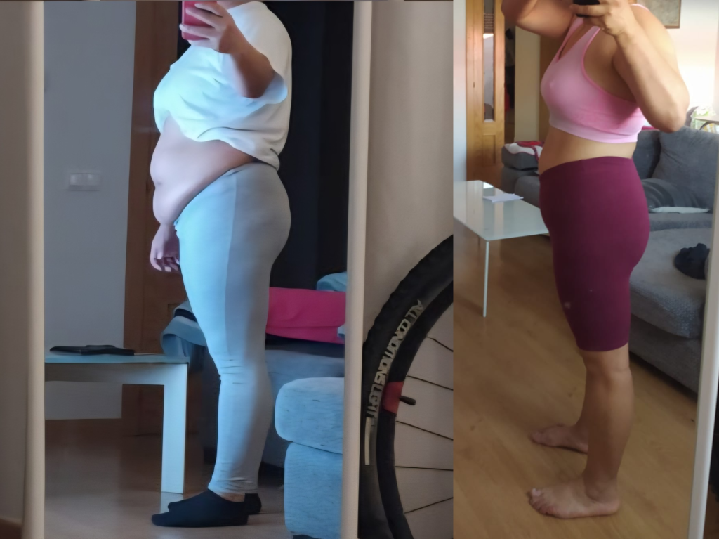 Resultado pérdida de grasa SandorFitness