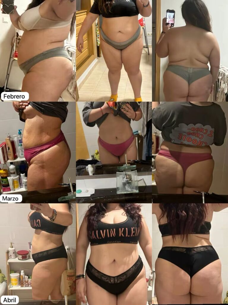 Resultado entrenamiento personal online SandorFitness